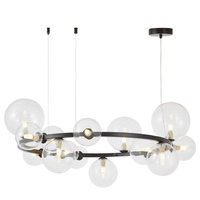NOWOCZESNA LAMPA WISZĄCA CZARNA MERIDO W15