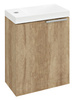 LATUS X szafka umywalkowa 39,4x50x22cm, dąb Alabama