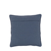 Fleur Embroidered Cushion Ink Blue 450x450mnm