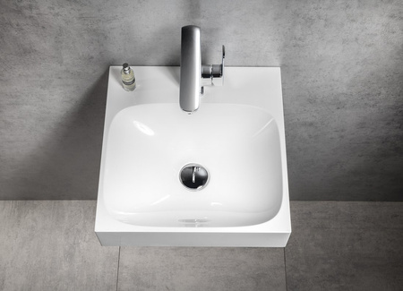 EMONA umywalka kompozytowa 40x40cm, biały