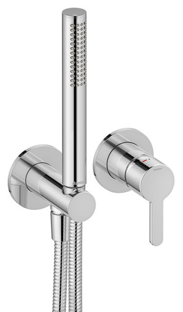 JEDNOUCHWYTOWA PODTYNKOWA BATERIA PRYSZNICOWA, 1-DROŻNA chrom