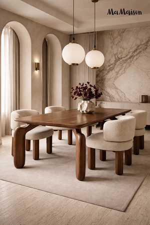 MaMaison stół jadalniany ORIZON 200       brązowy / drewno