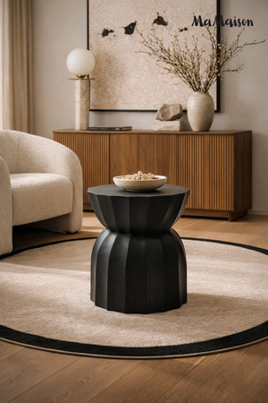 MaMaison stolik ROLLING 35 czarny /       drewno