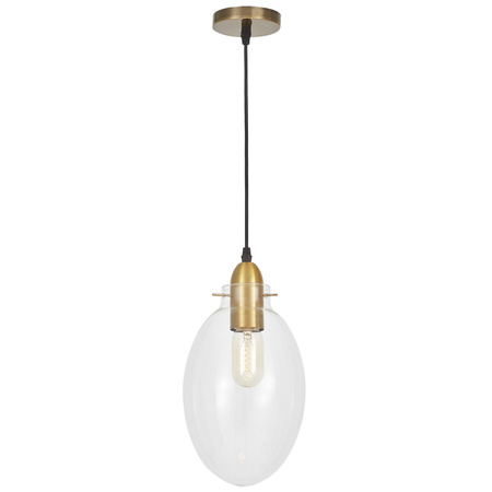 NOWOCZESNA LAMPA WISZĄCA LOFT PRZEZROCZYSTA RENTON