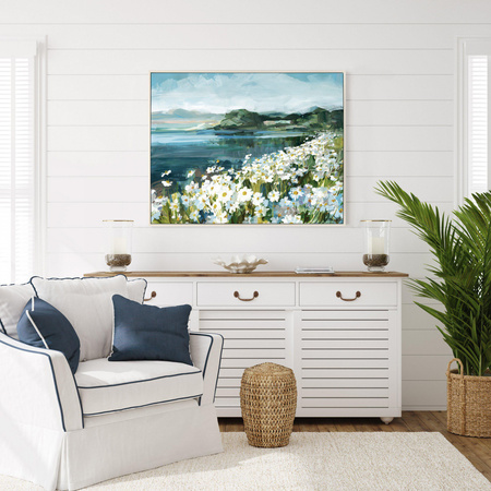 Wild Daisy Bay Framed Canvas 715x30x915mm