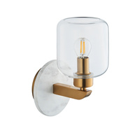 Travi Wall Light White Volakas Marble