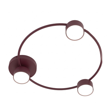 LUCIO 3 BURGUNDY