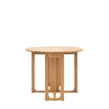 Craft Folding Dining Table Natural 1000x1000x750mm