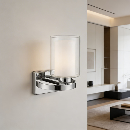 LAMPA ŚCIENNA KINKIET LOFT CHROMOWANY SANTINI W1