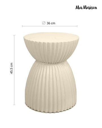 MaMaison stolik TURNO 36 beżowy