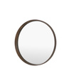 Helsinki Round Mirror Walnut 800x58x800mm