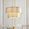 Cordero 6 Pendant Light Gold/White