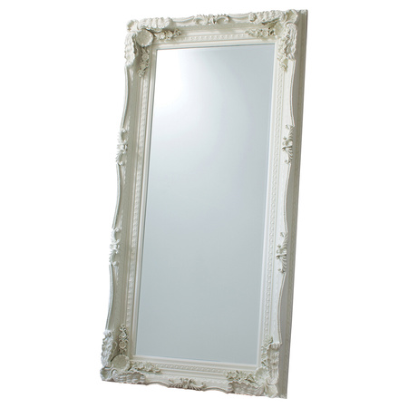Rzeźbione lustro Louis Leaner, kremowe, 1755 x 895 mm