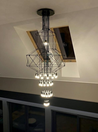 MOOSEE lampa wisząca FLUSSO 43 czarna