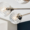 Allegra 8 Pendant Light Bright Nickel