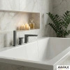 Bateria wannowa 3-otworowa, gun metal