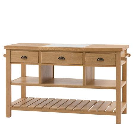 Eton Kitchen Island Natural 1500x650x900mm