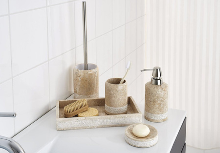 POSH WC szczotka do postawienia, marmur, beżowy