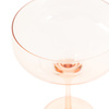 Coupe Glass Amber (4pk) 113x113x150mm