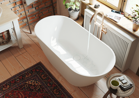 Wanna wolnostojąca Salma 1550 Biały Mat