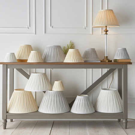 Chatsworth 1 Shade Light Ivory 200mm
