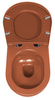 INFINITY miska WC wisząca, Rimless, 36,5x53cm, terracotta