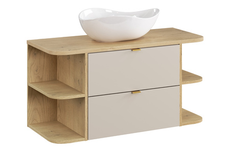 Zestaw meblowy 100cm z blatem i umywalką nablatową Cloud