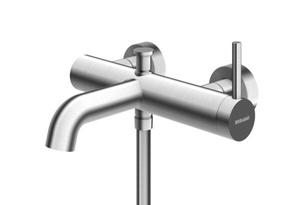 AXEL BRUSHED NICKEL Natynkowa bateria wannowo-prysznicowa natynkowa