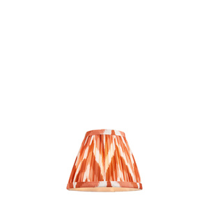 Zigzag Shade Apricot Orange Fabric 122x85x160mm