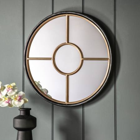 Okrągłe lustro Rocca Gold 600 x 30 x 600 mm