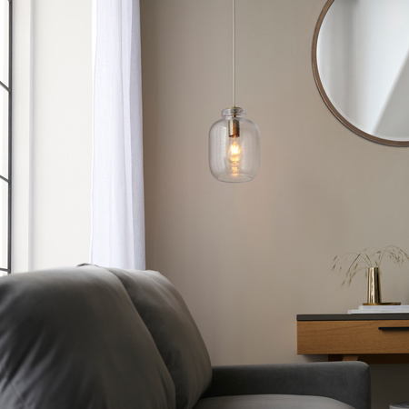 Lyra 1 Pendant Light Antique Brass