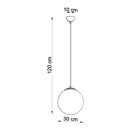 Lampa wisząca UGO 30 taupe