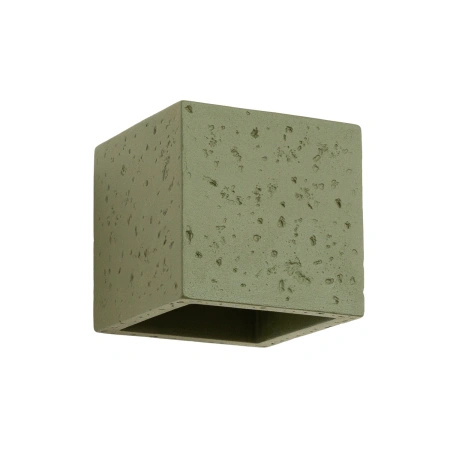 Kinkiet QUAD beton zielona oliwka