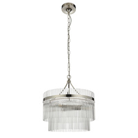 Marietta 3 Pendant Light Bright Nickel
