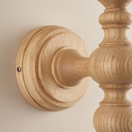 Bibury 1 Wall Light Natural Ash
