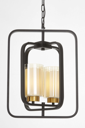 LAMPA WISZĄCA LOFT CZARNO-MOSIĘŻNA CHICAGO W2