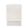 Jacquard Velvet Knitted Throw Natural 1500x2000mm