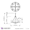 LAMPA WISZĄCA LOFT CHROMOWANA SANTINI W9