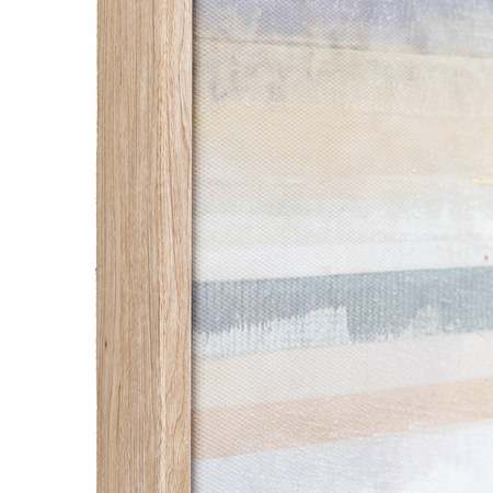 Obraz w ramie „Modern Sunset” – naturalny, 70 × 3 × 90 cm, zestaw 2 szt.
