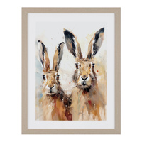 Hattie and Harold Framed Art 440x30x340mm
