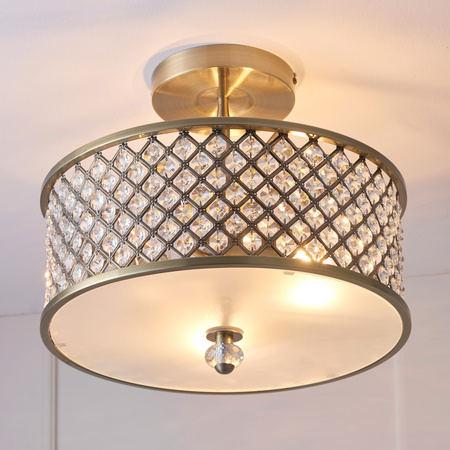 Hudson Ceiling Lamp Antique Brass