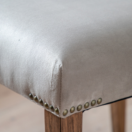 Krzesło Highgrove Dove Velvet (2 szt.)