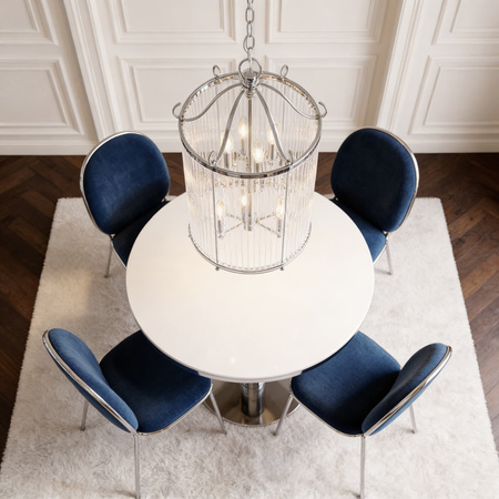 LAMPA WISZĄCA LOFT CHROMOWANA BOSTON W6