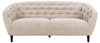 Sofa 3-osobowa Ria – beżowa sofa Juto 4 z czarnymi drewnianymi nogami 191 cm ACTONA