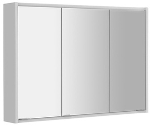 BATU szafka z lustrem 2x LED, 100x71x15cm, biały