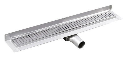 MANUS ONDA odpływ liniowy ze stali nierdzewnej z rusztem, naścienne, L-850, DN50