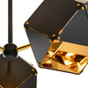 Lampa wisząca NEW GEOMETRY-3 czarno złota 45 cm