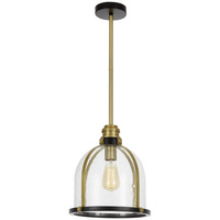 LAMPA WISZĄCA LOFT CZARNO-MOSIĘŻNA BRANSON