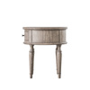 Okrągły stolik Mustique z 1 szufladą 500 x 500 x 550 mm
