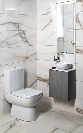 LATUS X szafka umywalkowa 39,4x50x22cm, dąb Sherwood